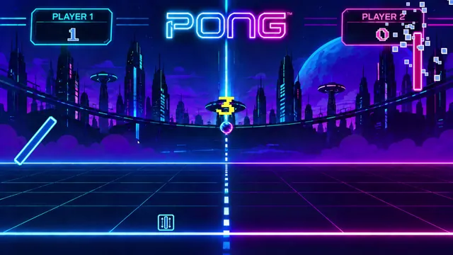 A goal bursts into particles and the countdown restarts the next point
